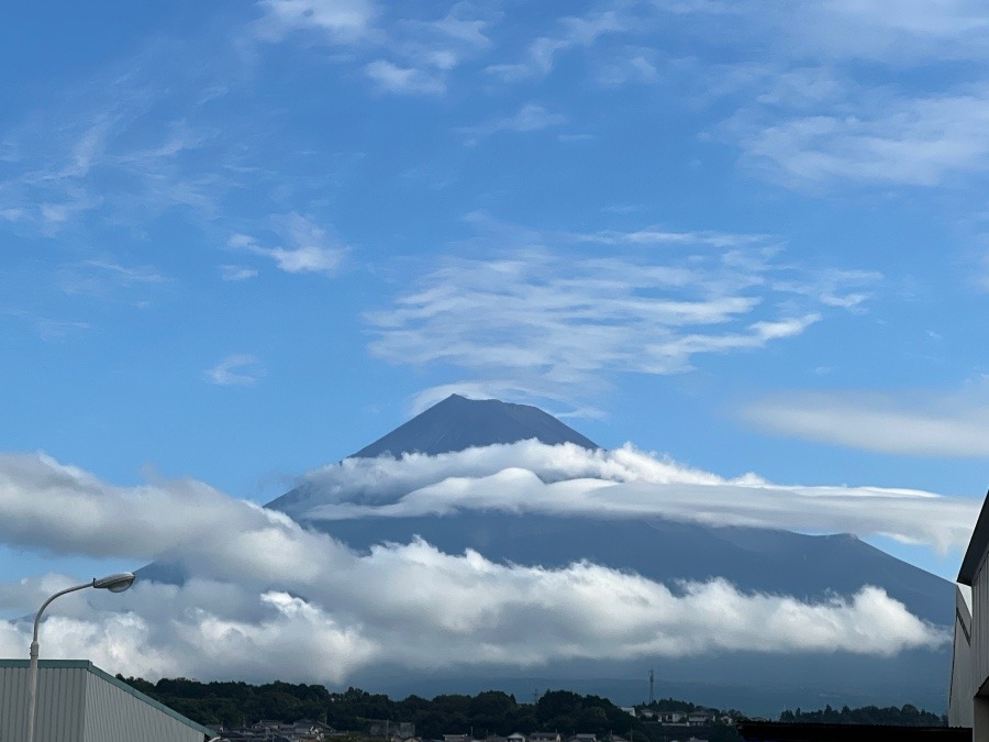 今朝の富士山