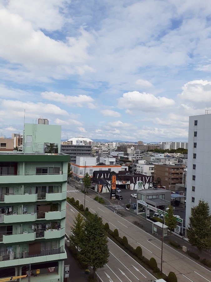 私のマンションから見える風景