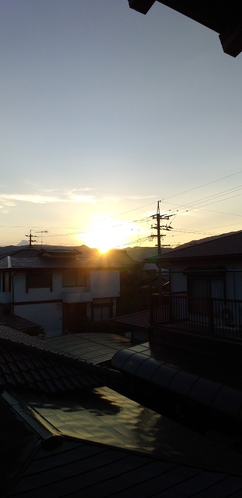 8/6　夕空