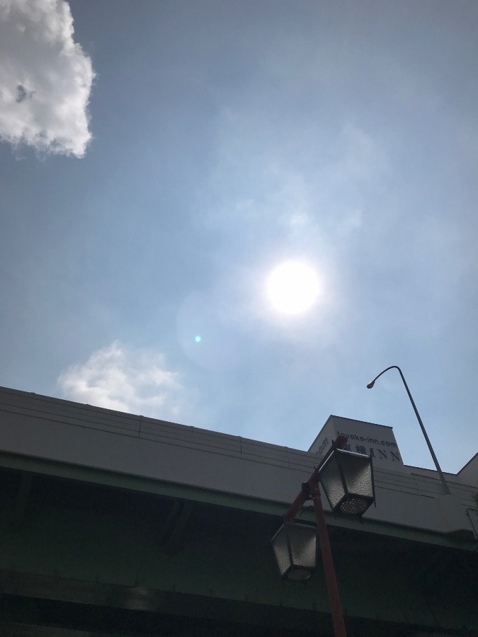 出勤前の空✨