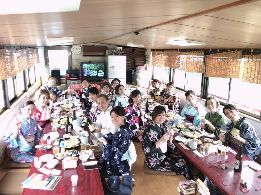 浴衣👘屋形船lunch会