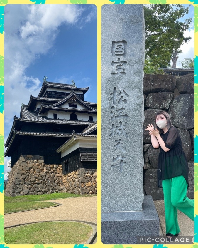 国宝松江城と娘ちゃん❣️😆