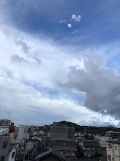 今朝の空