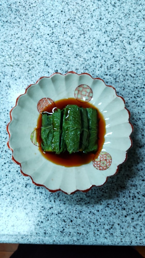 ラピスラズリさんのきゅうりの大葉巻漬け