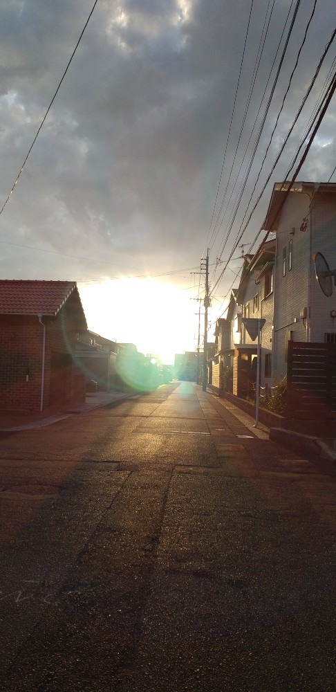 8/6　今朝の空
