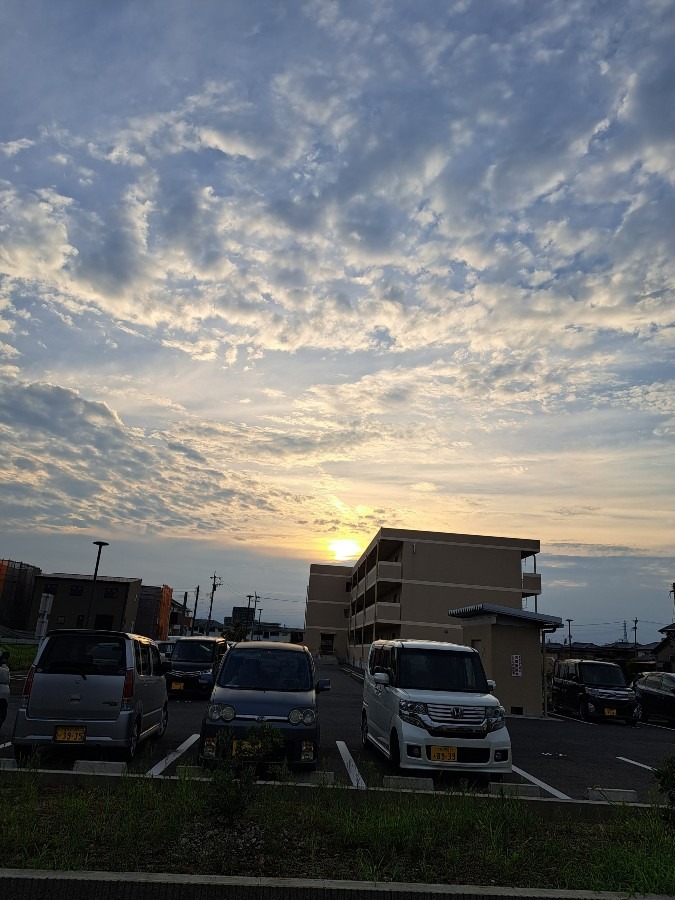 8/24　今朝の空