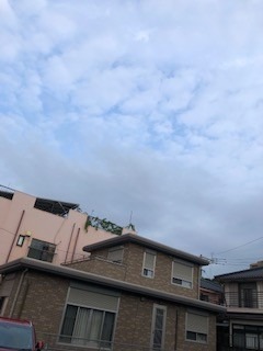 8月26日　午前7時30分の空