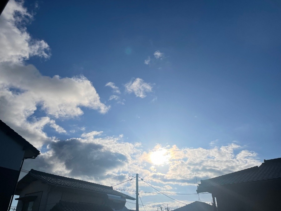 朝の空　7時頃