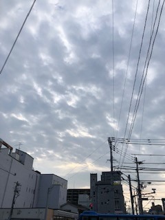 8月26日　午前7時30分の空