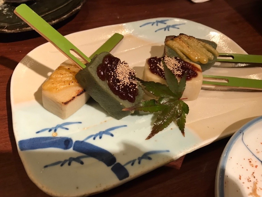 ✨あわ麩とよもぎ麩の田楽✨