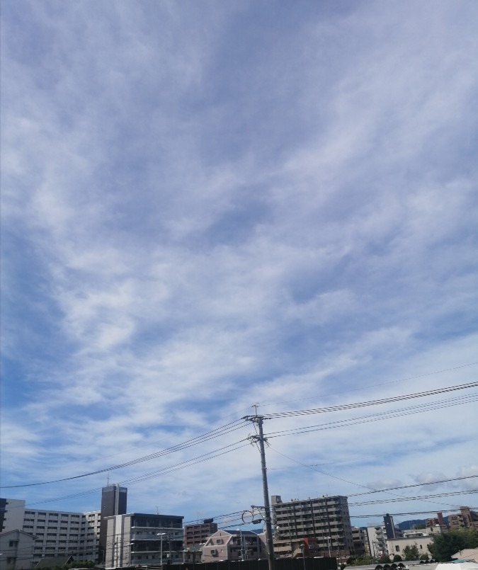 今日の空－8月9日