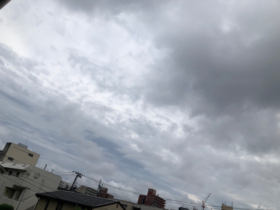 　ベランダから見た　今空　南の方角