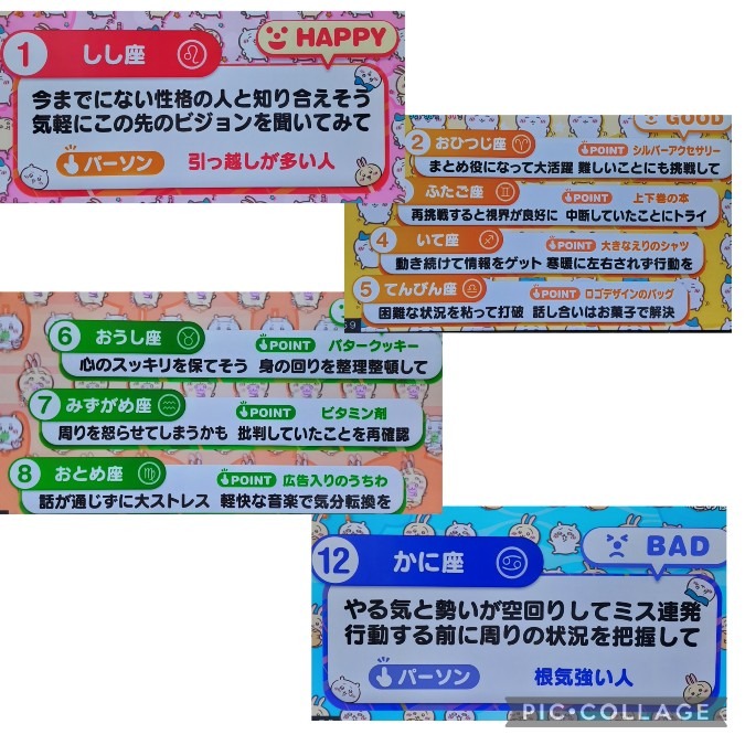 8/17今日の運勢