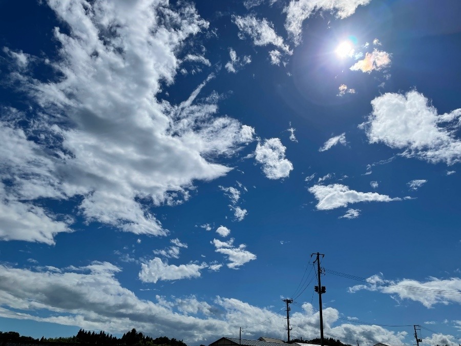 今日の午後の空😆