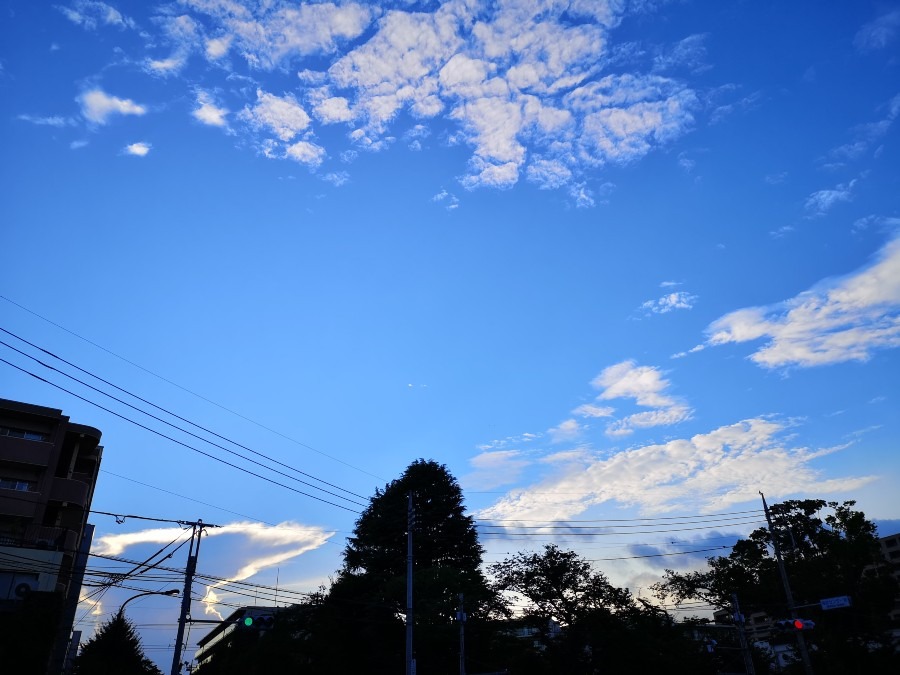 今空✨午後５時５０分　国立市　西の空