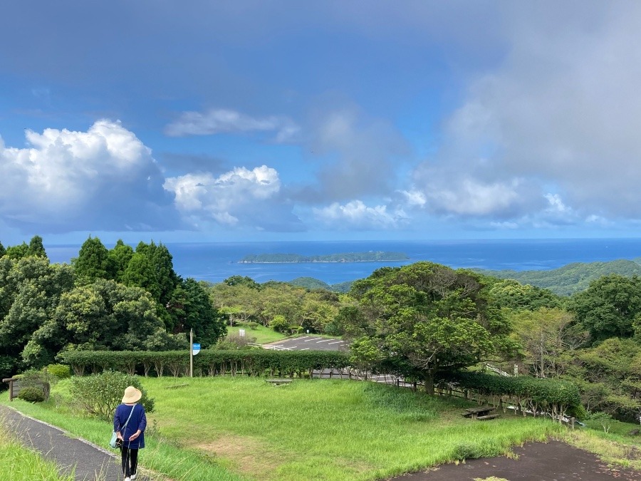 妹と海