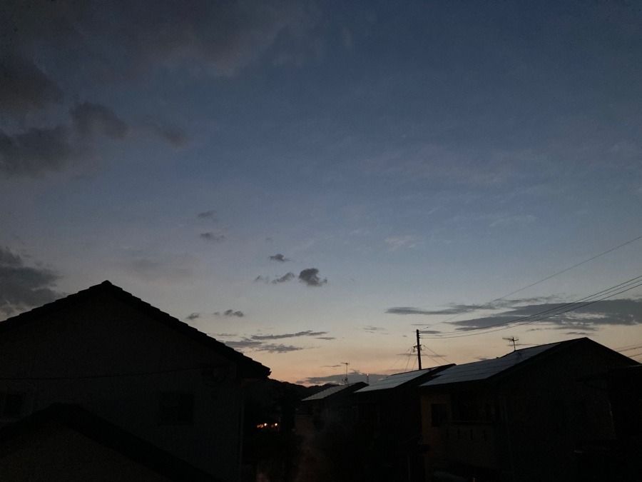 ✨19時50分の夕陽✨