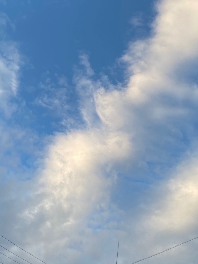 自宅前の空🎶🎶🎶