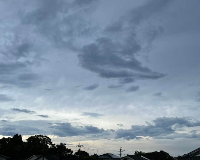 2022/08/21 朝の空