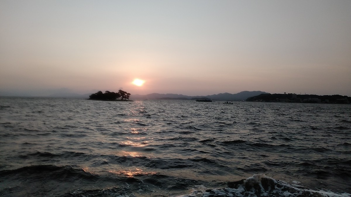 宍道湖の夕日