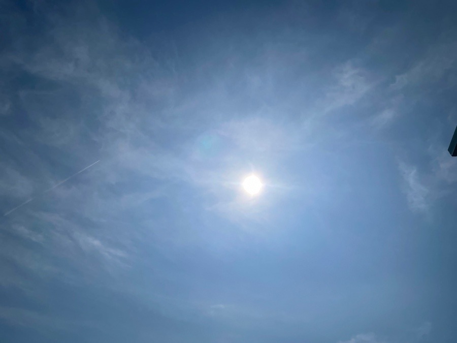 朝の空　９時半頃