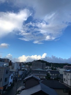 今朝の空