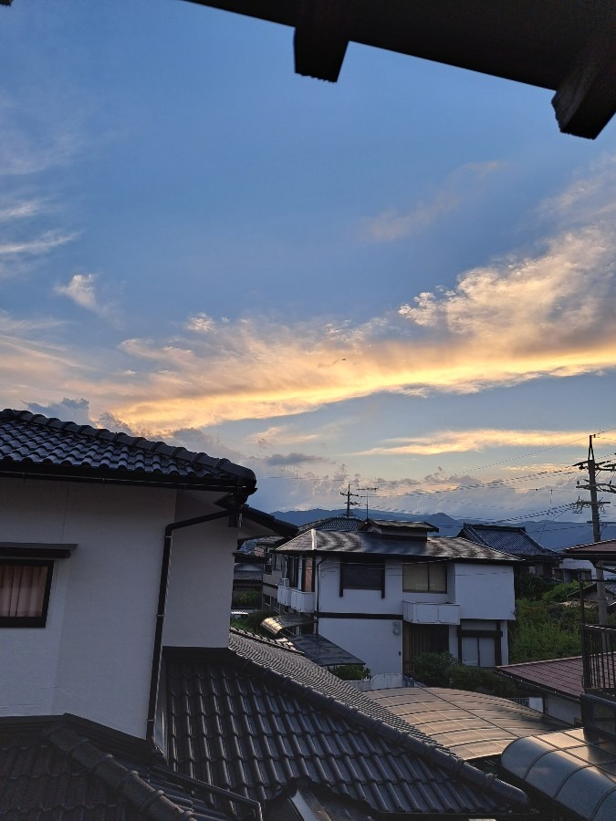 8/18　夕空