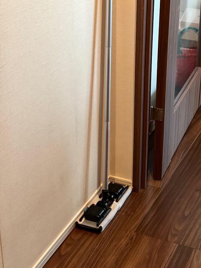 掃除道具は直ぐ出せる