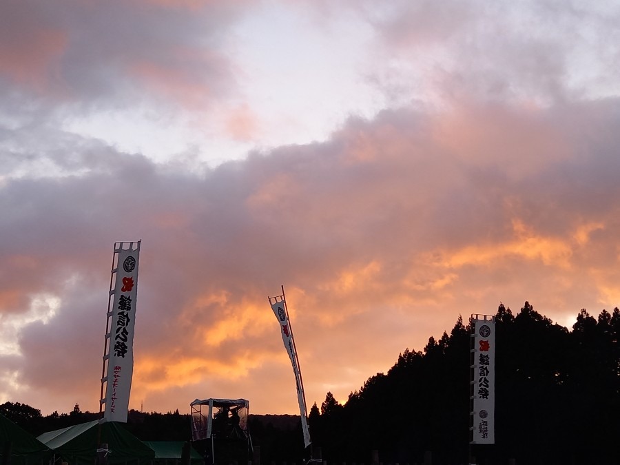 謙信公祭　夕方