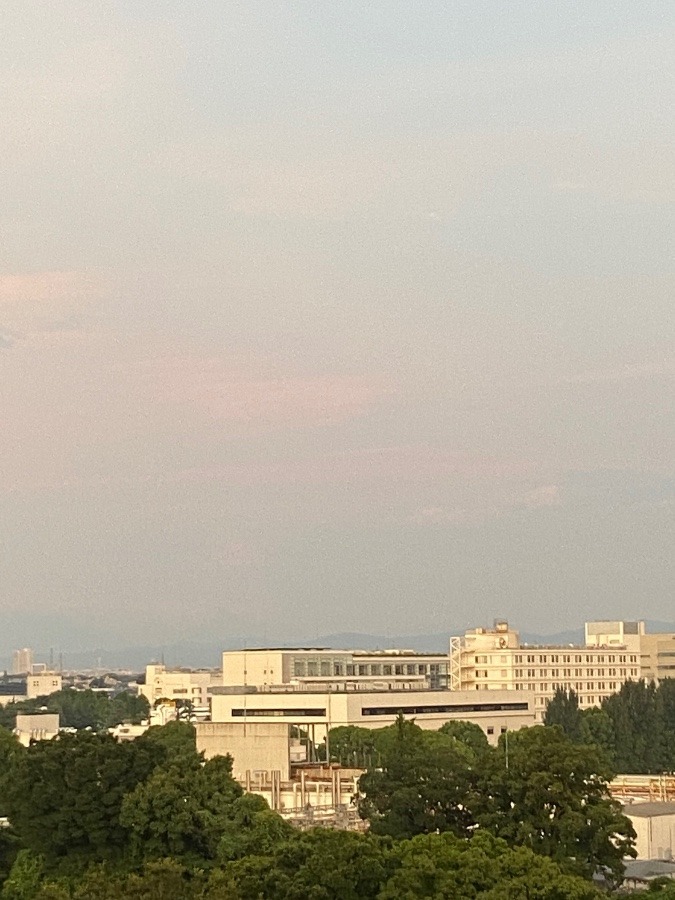 今朝の富士山