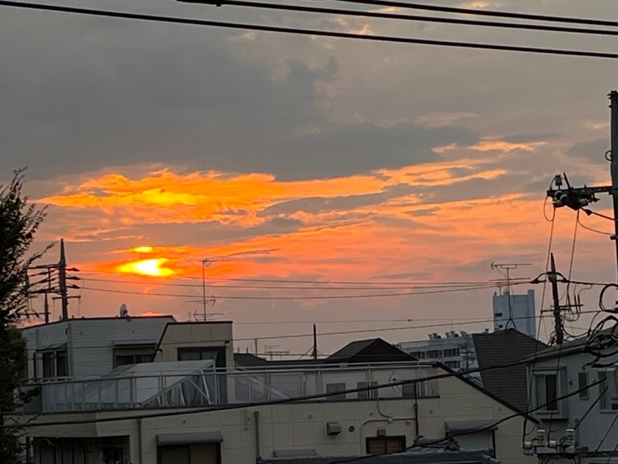 夕焼けも良いんだけど……