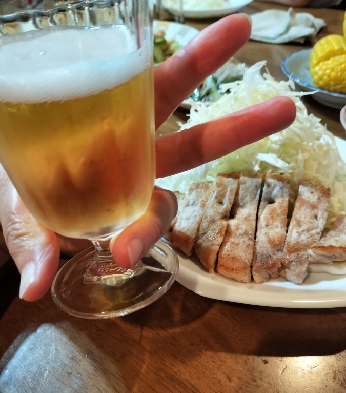 ピース！乾杯