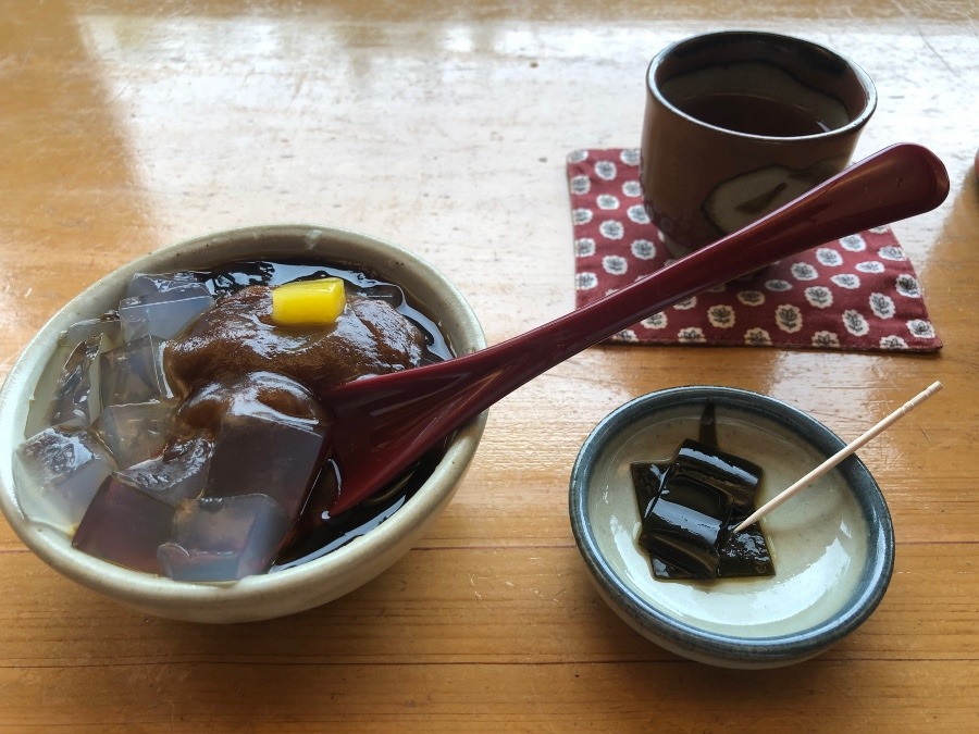 蕎麦屋さんのあんみつ