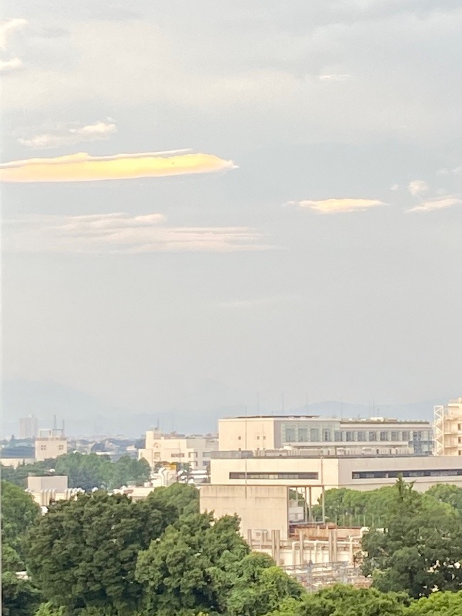 今朝の富士山