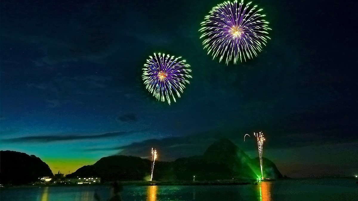 たけの海上花火大会2