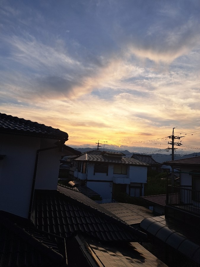 8/25　夕空