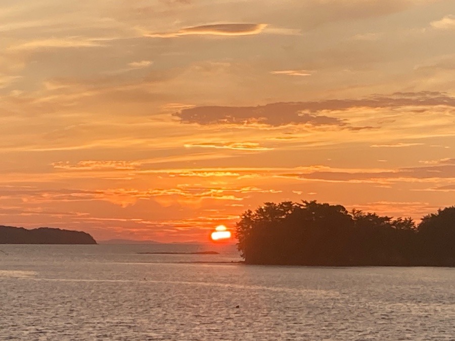 沈んでいく太陽