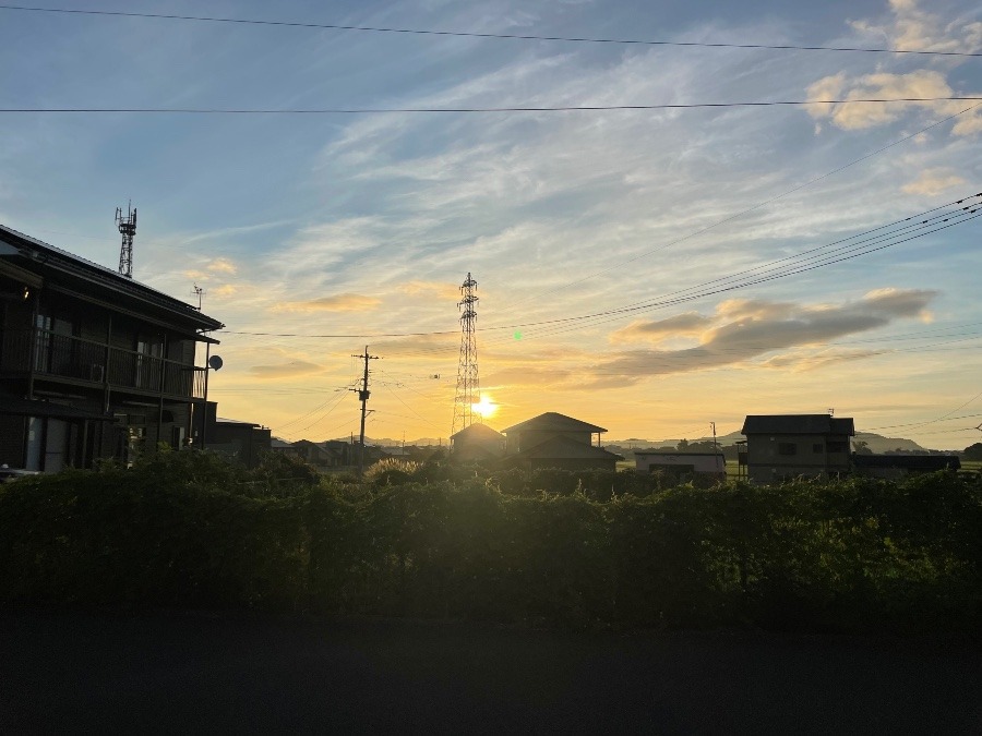 今朝の空