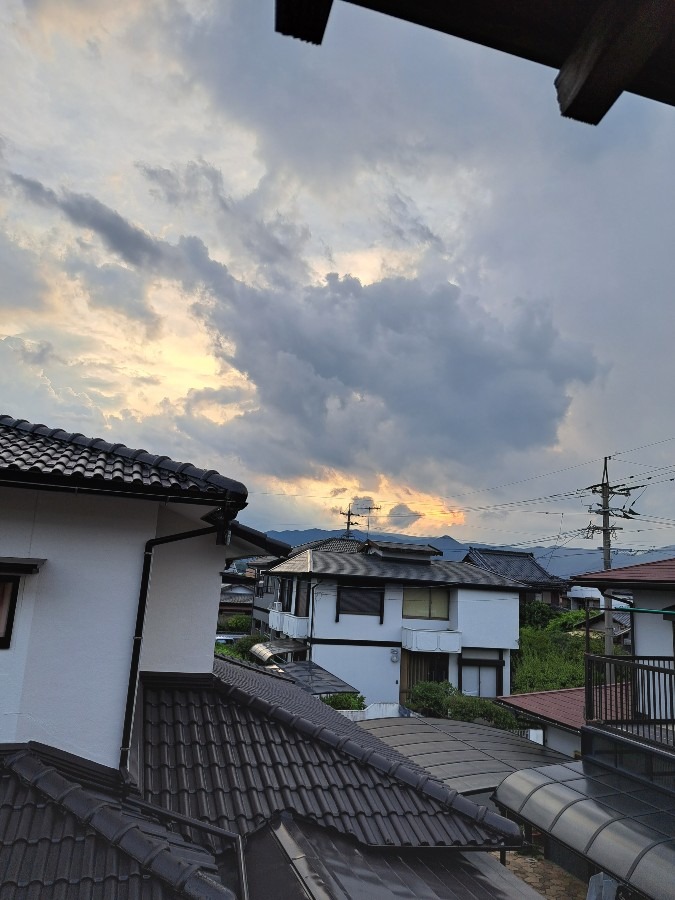 8/13　夕空