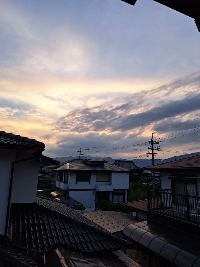 8/29　夕空