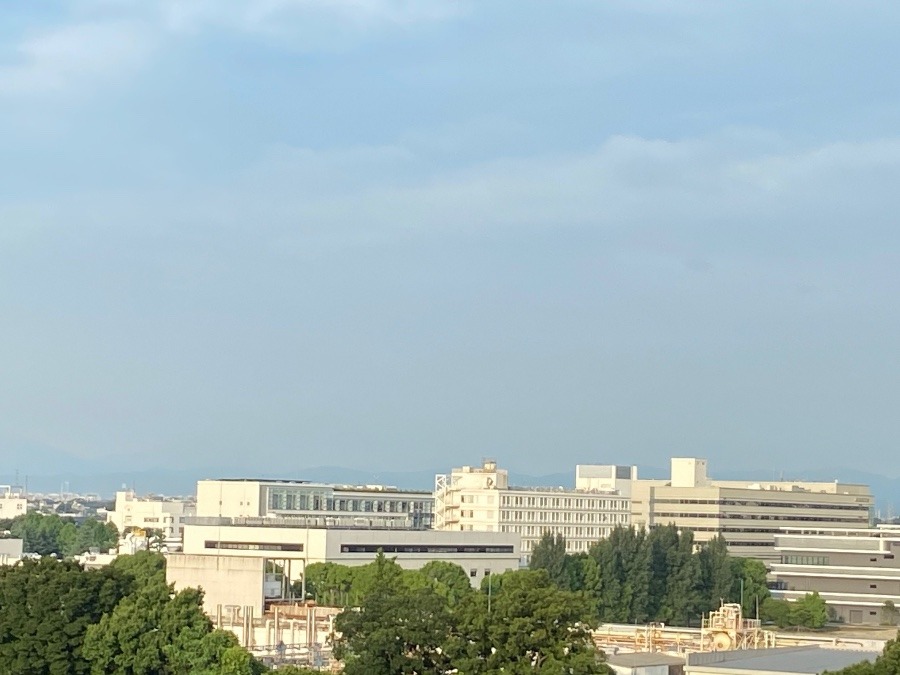 今朝の富士山