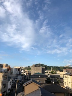 今朝の空