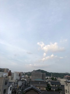 今朝の空　午前6時