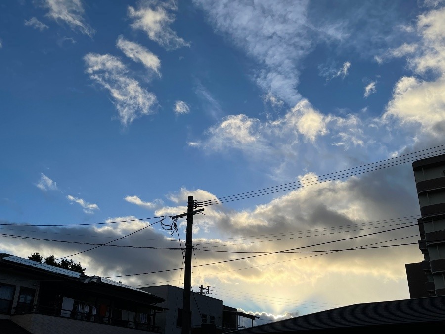 今朝の空