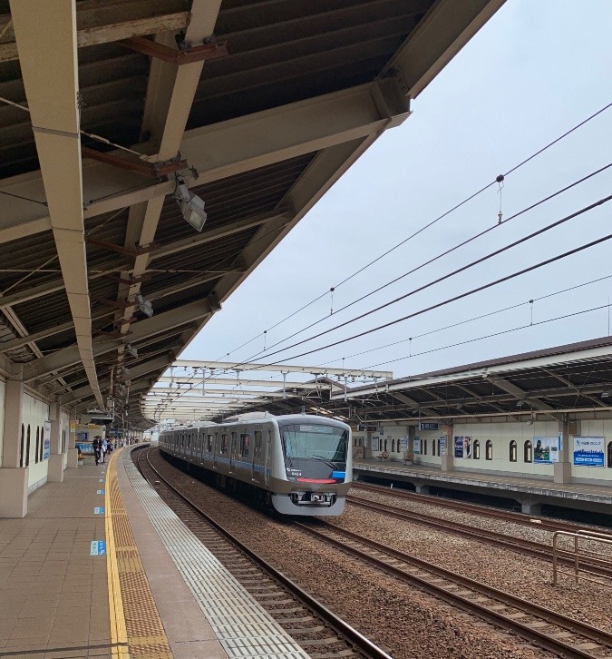 ☆今空　小田急線狛江駅☆