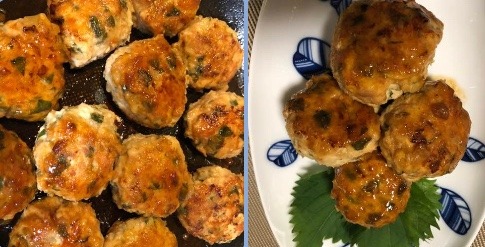 鶏つくねの梅風味