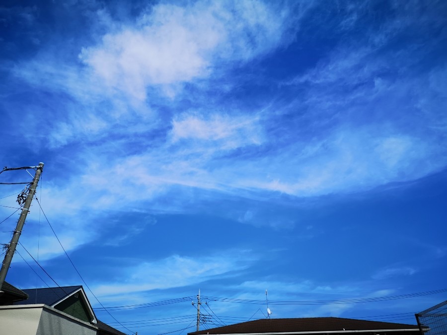 8月8日午後1時　西東京市　　東の空✨