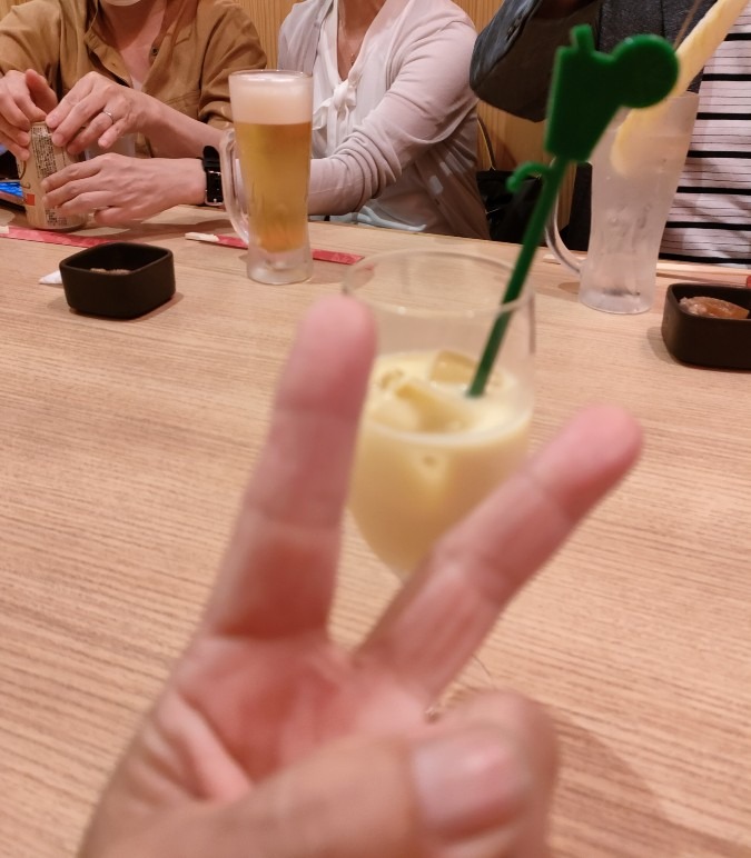 ピース✌乾杯❗