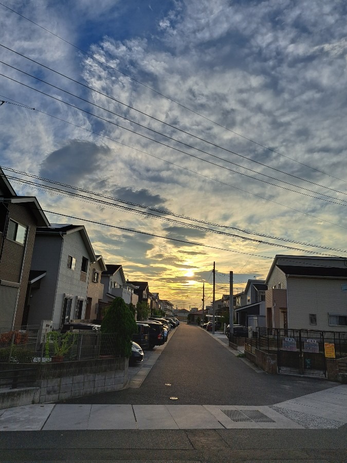 8/15　今朝の空