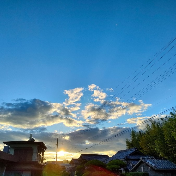 8/4　19時の空